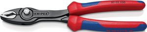 Knipex Frontgrijptang | lengte 200 mm | gepolijst meercomponenten mantels | zwart gefosfateerd | 1 stuk - 82 02 200 - 82 02 200