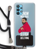 Sleigh Bells Ring: Samsung Galaxy A32 4G Transparant Hoesje met koord