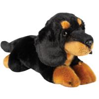 Suki Gifts pluche knuffeldier hond - Teckel - 30 cm - Honden knuffels - thumbnail