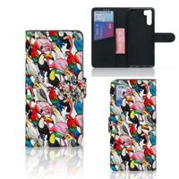 OPPO A91 | Reno3 | Telefoonhoesje | Met pasjeshouder | Birds