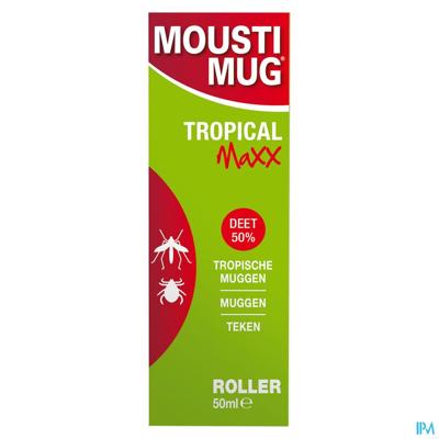Moustimug Tropical Maxx 50% DEET Roller 50ml