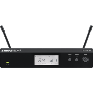 Shure BLX4RE-K14 draadloze ontvanger met rackmount (614 - 638 MHz)