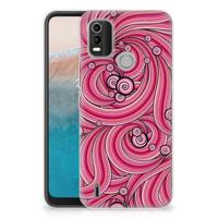 Nokia C21 Plus | Hoesje maken | Swirl Pink