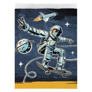 Haza Witbaard astronaut uitdeelzakjes, 8st.