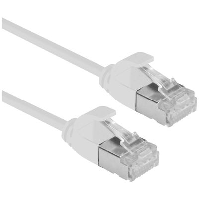 ROLINE F/UTP DataCenter Patchkabel Cat.6A (Class EA), LSOH, extra dun, grijs, 1 m