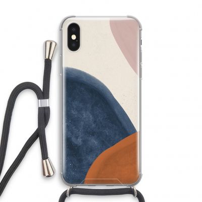 Geo #1: iPhone X Transparant Hoesje met koord