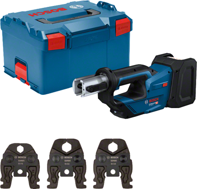 Bosch Blauw GPT 18V-19 Accu Perstang | 3 Persbekken SV | In L-Boxx - 06019M2002