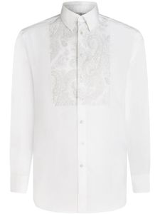 ETRO chemise à imprimé cachemire - Blanc