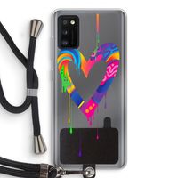 Melts My Heart: Samsung Galaxy A41 Transparant Hoesje met koord Melts My Heart: Samsung Galaxy A41 Transparant Hoesje met koord