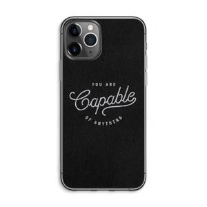 Capable: iPhone 11 Pro Max Transparant Hoesje
