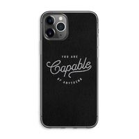 Capable: iPhone 11 Pro Max Transparant Hoesje