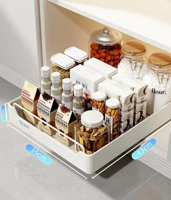 KlimPaws SlideRack - Uitschuifbare Keuken Organizer met Ladegeleider