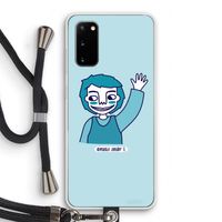 Zwaai: Samsung Galaxy S20 Transparant Hoesje met koord