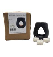 Brander voor smeltblaadjes incl. 3 theelichtjes Brander voor smeltblaadjes incl. 3 theelichtjes