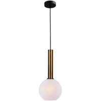 Masterlight Hanglamp Ø 20cmBella 2 Antiek messing met mat wit glas - 2980-10-06-20