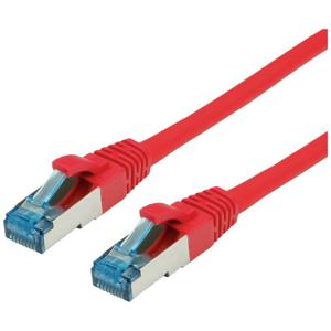 VALUE Patchkabel Kat.6A (Class EA) S/FTP (PiMF), LSOH, rood, 3 m