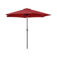 Grote parasol - bordeaux - zeshoekig - Ø 300 cm - kantelbaar Grote parasol - bordeaux - zeshoekig - Ø 300 cm - kantelbaar