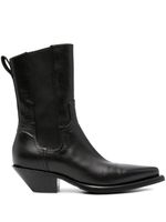 Premiata bottines en cuir 50 mm - Noir - thumbnail