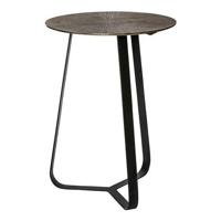 PTMD Kae Gold aluminium sidetable ijzeren frame rond S