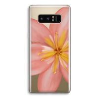 Pink Ellila Flower: Samsung Galaxy Note 8 Transparant Hoesje Pink Ellila Flower: Samsung Galaxy Note 8 Transparant Hoesje