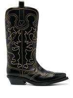 GANNI bottes d'inspiration western 45 mm - Noir - thumbnail