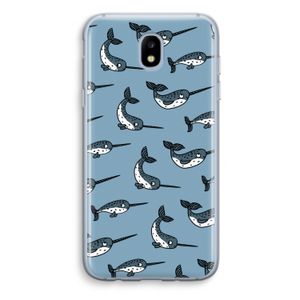 Narwhal: Samsung Galaxy J5 (2017) Transparant Hoesje