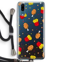 Chicken 'n Fries: Huawei P20 Transparant Hoesje met koord