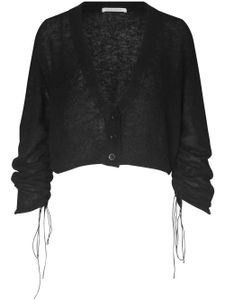 Cecilie Bahnsen cardigan Vicki à col v - Noir