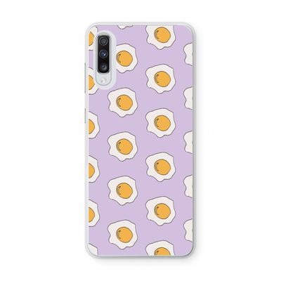 Bacon to my eggs #1: Samsung Galaxy A70 Transparant Hoesje
