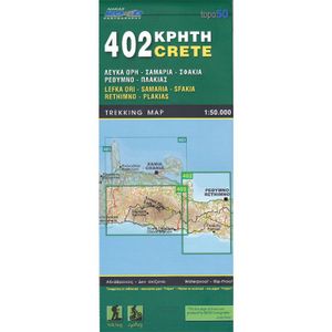 Wandelkaart 402 Crete - Kreta | Road Editions