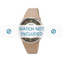 Horlogeband Boccia 3161-16 Leder Beige 13mm - thumbnail