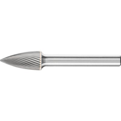 PFERD TOOLS 21122656 Freesstift Spitsboog Lengte 60 mm Afmeting, Ø 10 mm Werklengte 20 mm Schachtdiameter 6 mm