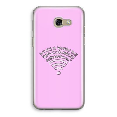 Home Is Where The Wifi Is: Samsung Galaxy A5 (2017) Transparant Hoesje