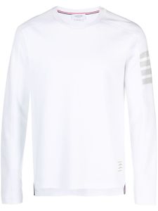 Thom Browne t-shirt à 4 bandes signature - Blanc