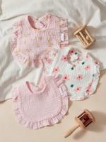 5-Pack Cotton Terry Burp Cloths For Baby Boys, Dinosaur Print, Soft And Absorbent Multicolor_6 / one-size