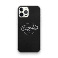 Capable: iPhone 12 Pro Transparant Hoesje