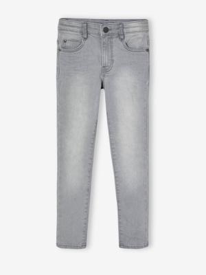 Slim fit jongensjeans Morphologik "waterless" heupomtrek SMALL denimgrijs