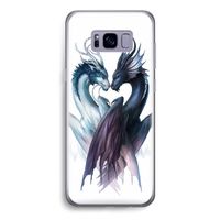Yin Yang Dragons: Samsung Galaxy S8 Transparant Hoesje