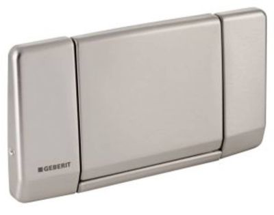Geberit Highline bedieningspaneel geborsteld rvs voor Geberit Twinline inbouwreservoir (UP130)