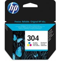 HP 304 Tri-Colour Original Standard Capacity Ink Cartridge - thumbnail