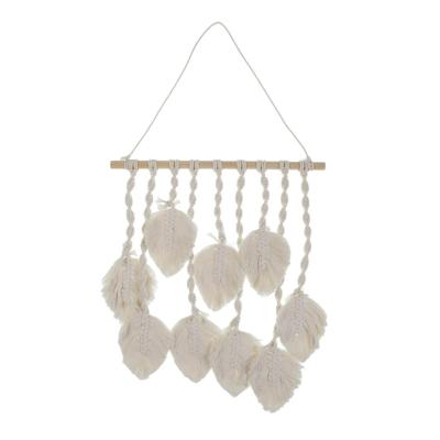 Wanddecoratie Versa Wit Lakens 60 x 40 cm