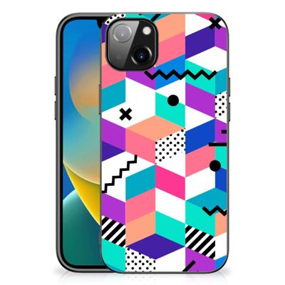 iPhone 14 Plus Backcover Blokken Kleurrijk