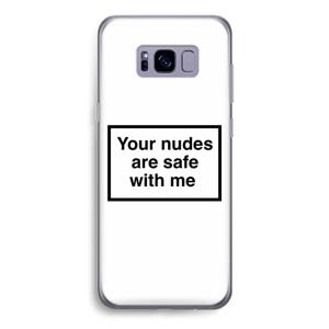 Safe with me: Samsung Galaxy S8 Transparant Hoesje