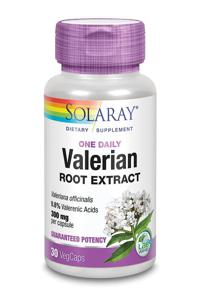 Solaray Valeriaan wortelextract 300mg (30 vega caps)