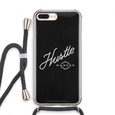 Hustle: iPhone 8 Plus Transparant Hoesje met koord
