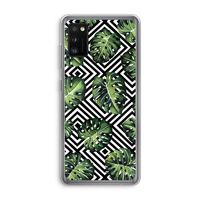 Geometrische jungle: Samsung Galaxy A41 Transparant Hoesje