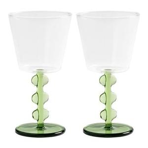 &k amsterdam Petal Wijnglas - Set van 2