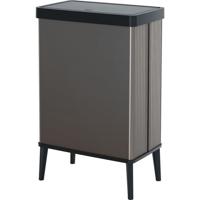 Vändbar hörnsoffa - 4 sittplatser - GODIS - Grå tyg - Förvaring - 297 x 148 x 85 cm - CASAPY
