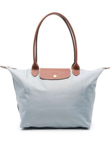 Longchamp grand sac cabas Le Pliage en filet - Gris