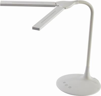 ALBA LED draadloze LED bureaulamp Twin, wit